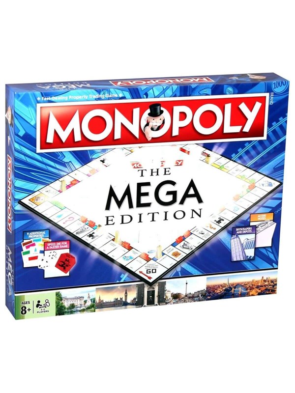 Winning Moves Monopoly Mega Edition (Englanti)