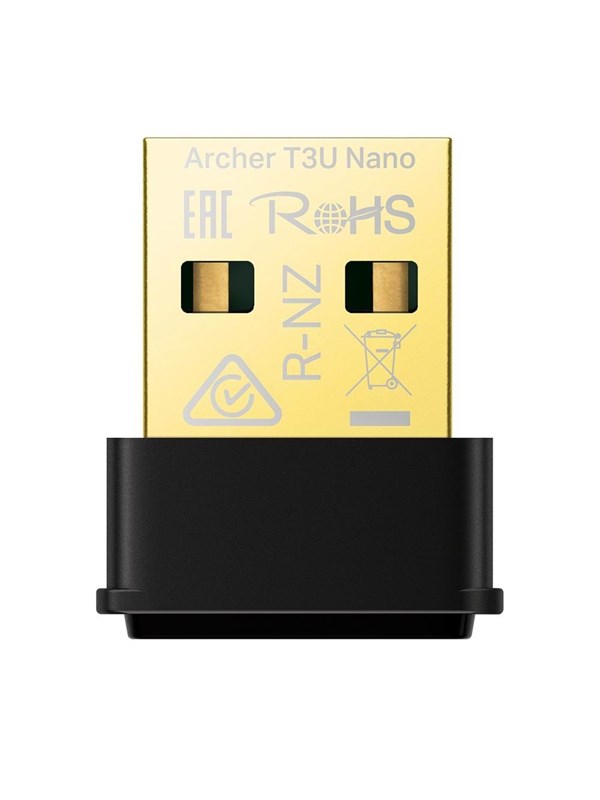 TP-Link Archer T3U Nano - USB-Wi-Fi-sovitin, musta