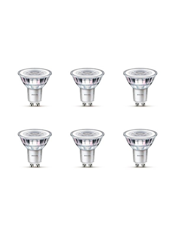 Philips LED-lamppu Classic 4,6W/840 (50W) 36° 6-pack GU10