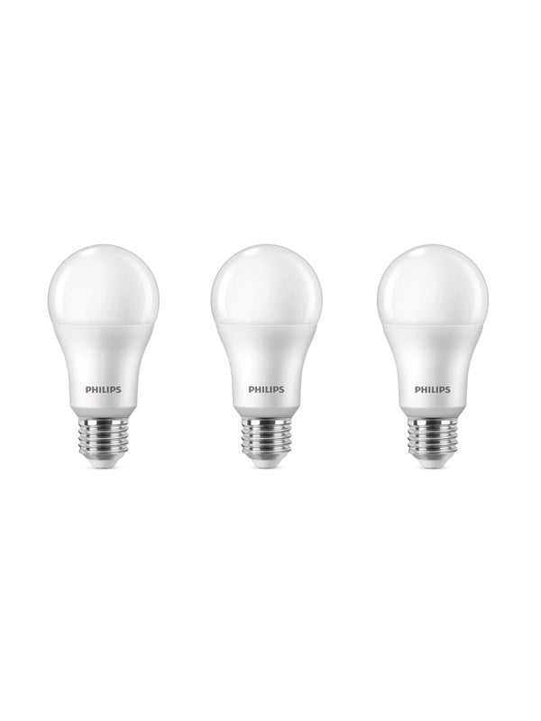 Philips LED-lamppu 13W/827 (100W) himmeä 3-pack. E27
