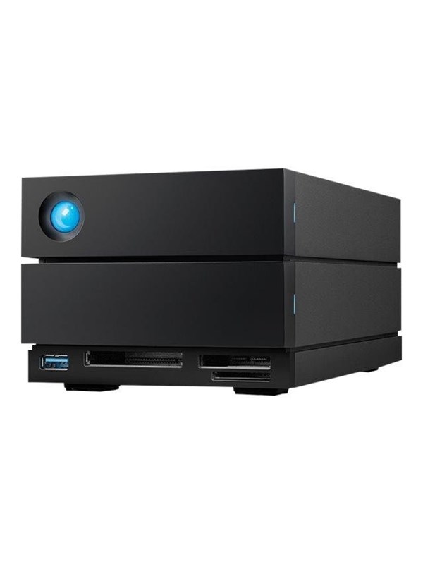 LaCie 2big Dock STLG16000400 2-Bay kovalevyjärjestelmä 16TB (2x 8TB) TB3 USB 3.2 Gen2 - 16 TB