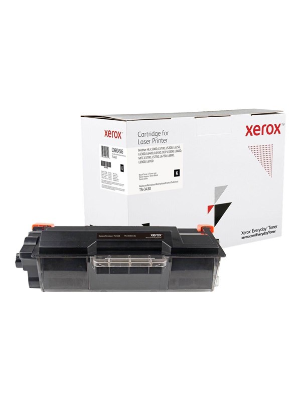 Xerox Everyday - Musta - toner cartridge (alternative for: Brother TN3430)