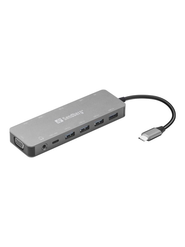 Sandberg USB-C 13-in-1 Matka Dock