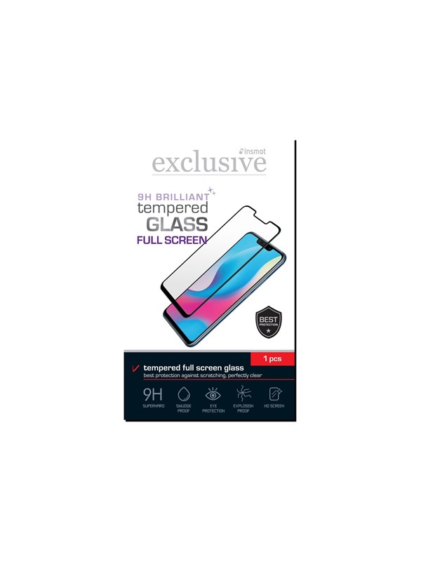 Insmat Full Screen -panssarilasi, Samsung Galaxy A33 5G, musta