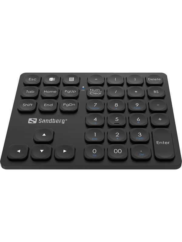 Sandberg Langaton numeronäppäimistö Pro - Numeroryhmän - Musta