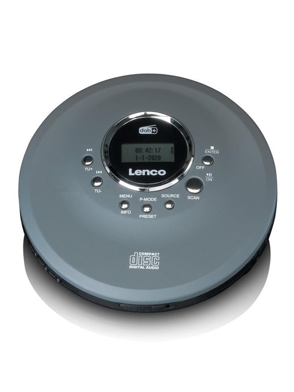 Kannettava CD-soitin, jossa DAB+ FM-radio, ladattava akku