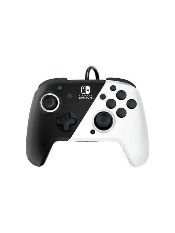 PDP Nintendo Switch Faceoff Deluxe Controller + Audio Wired - Musta & Valkoinen - Wired Lisävarusteet pelikonsoleille - Nintendo Switch