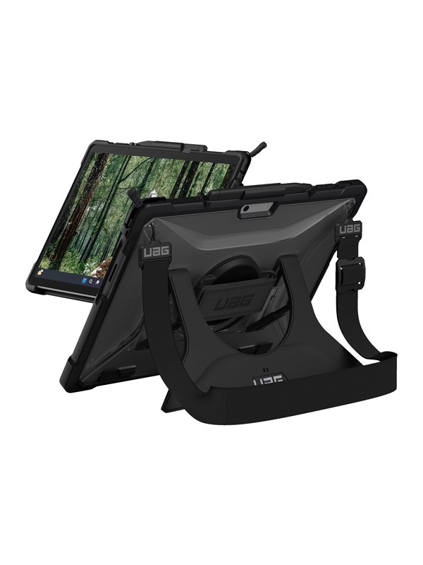 UAG Plasma Sarja Rugged Case for Pinta Pro 9 - Plasma Sarja w/ Handstrap and Shoulder Strap- Clear