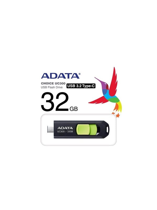 A-Data UC300 - Vihreä - 32GB - USB-tikku