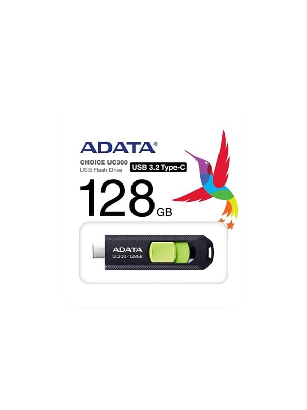 A-Data UC300 - Vihreä - 128GB - USB-tikku