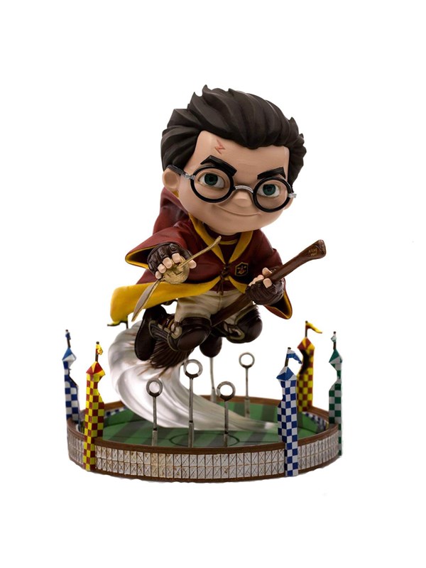 Iron Studios - Patsas Harry Potter Quiddich-ottelussa - Harry Potter - MiniCo Illusion - Figuuri