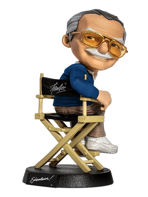 Iron Studios - Patsas Stan Lee (sininen) - Pow! - MiniCo - Figuuri