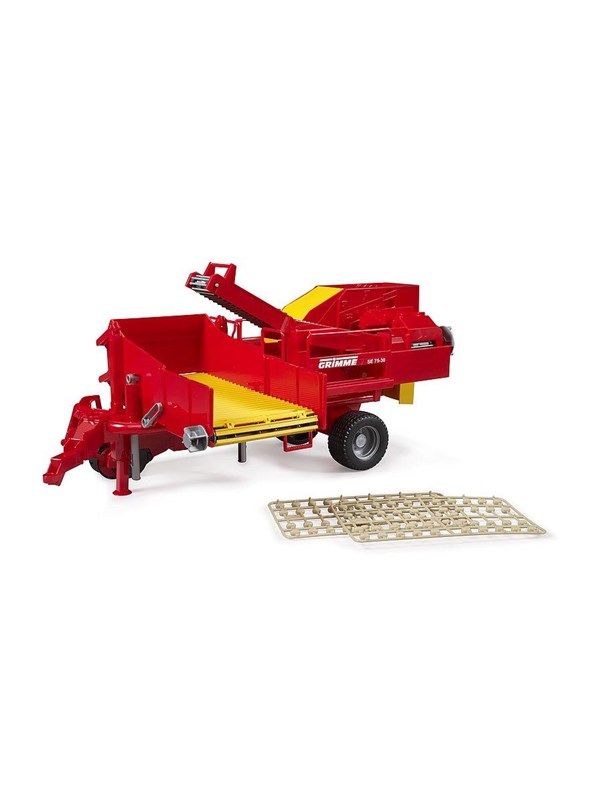 Bruder Grimme SE 75-30 potato digger with potatoes-imitations