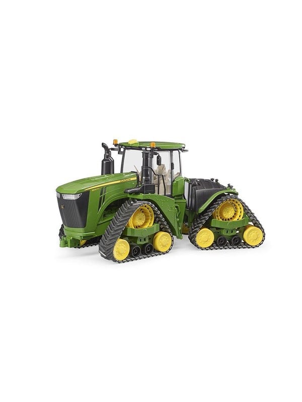 Bruder John Deere 9620 RX telaketjuilla.