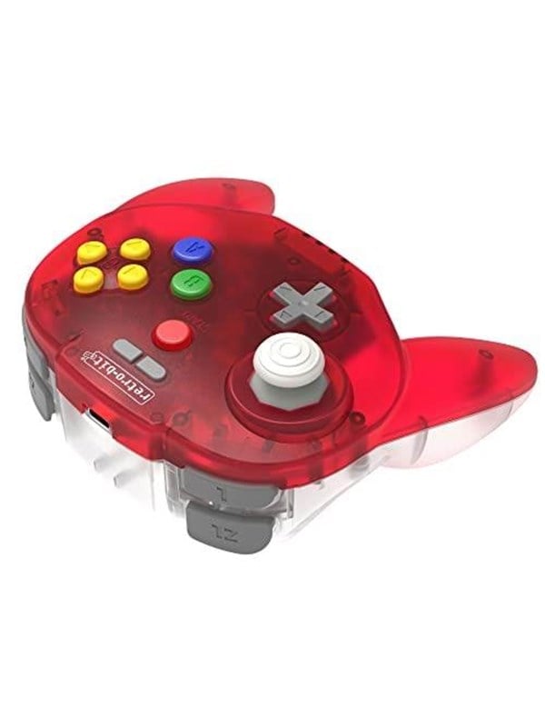Retro-Bit Tribute 64 2.4G Punainen - Wireless Controller - Nintendo 64