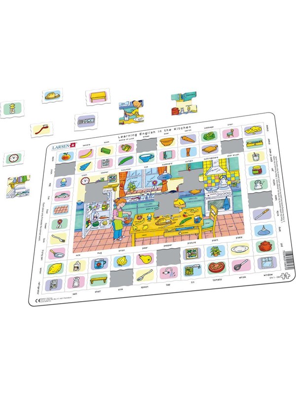 Larsen Puzzles Learning english in the kitchen
