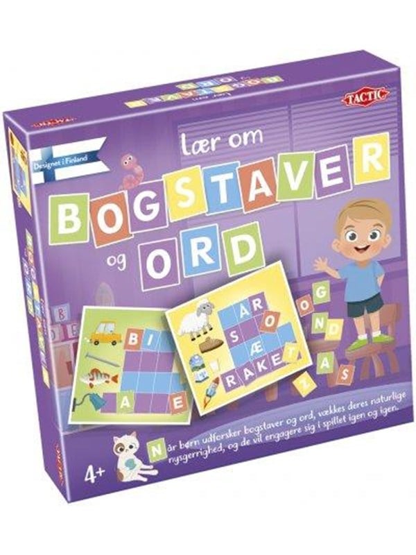 Tactic Opitaan kirjaimia ja sanoja.