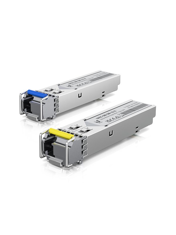 Ubiquiti UACC-OM-SM-1G-S-2 Lähetin Vain yksi tila 1 Gbps BiDi 2-PACK