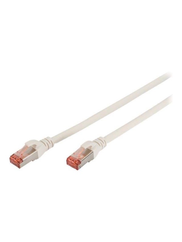 DIGITUS Professional patch cable - 5 m - white - Valkoinen - 5m