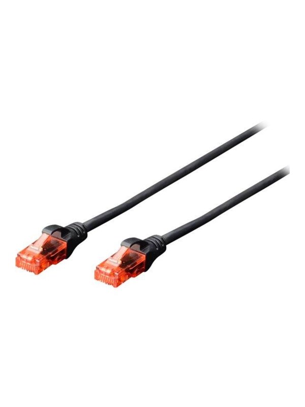 DIGITUS Professional patch cable - 2 m - black - Musta - 2m