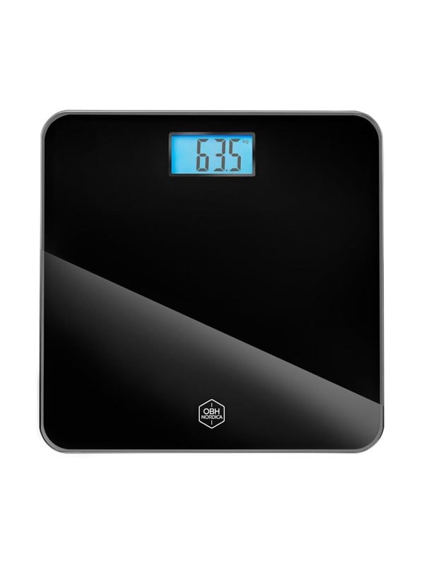 OBH Nordica Kylpyhuonevaaka Classic Light Musta scale EN1504N0