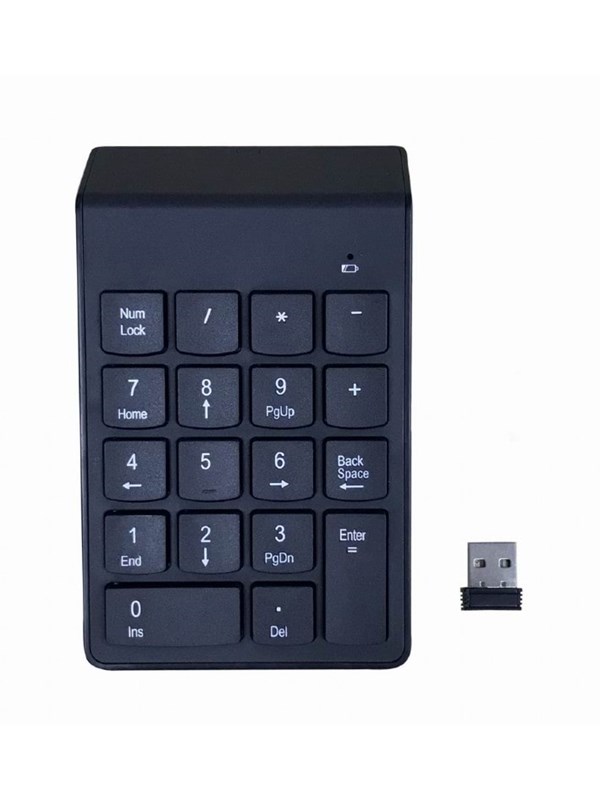 Gembird Numeric keypad - wireless - Numeroryhmän - Musta