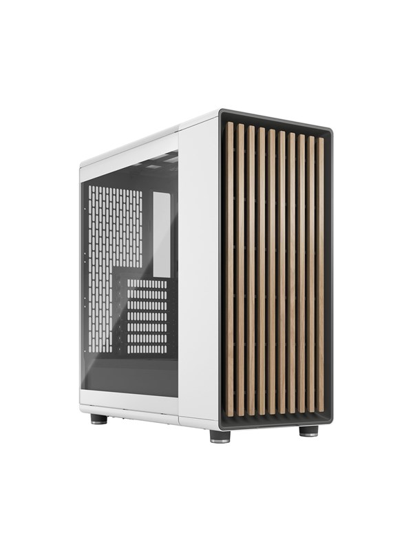Fractal Design North Chalk Valkoinen TG Clear Tint - Kotelot - Miditower - Valkoinen