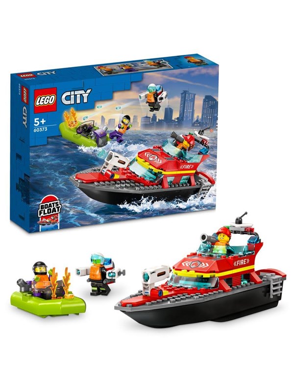 LEGO City 60373 Palokunnan pelastusvene