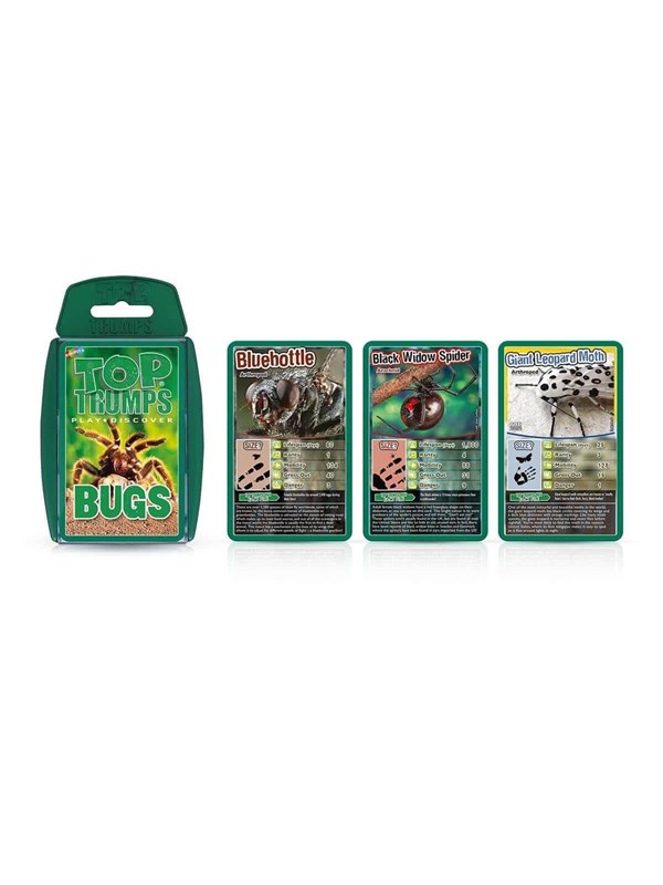 Winning Moves Bugs Top Trumps korttipeli (SUOMI)