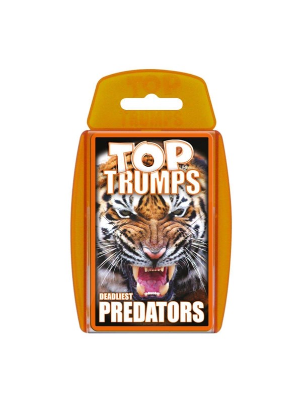 Winning Moves Deadliest Predators Top Trumps Card Game (ENGLISH)