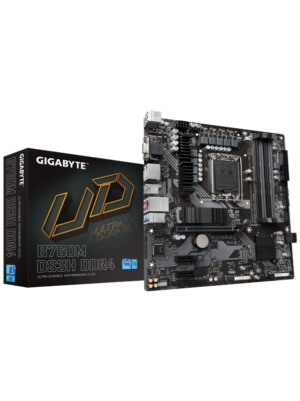 Gigabyte B760M DS3H DDR4 LGA1700 mATX -emolevy