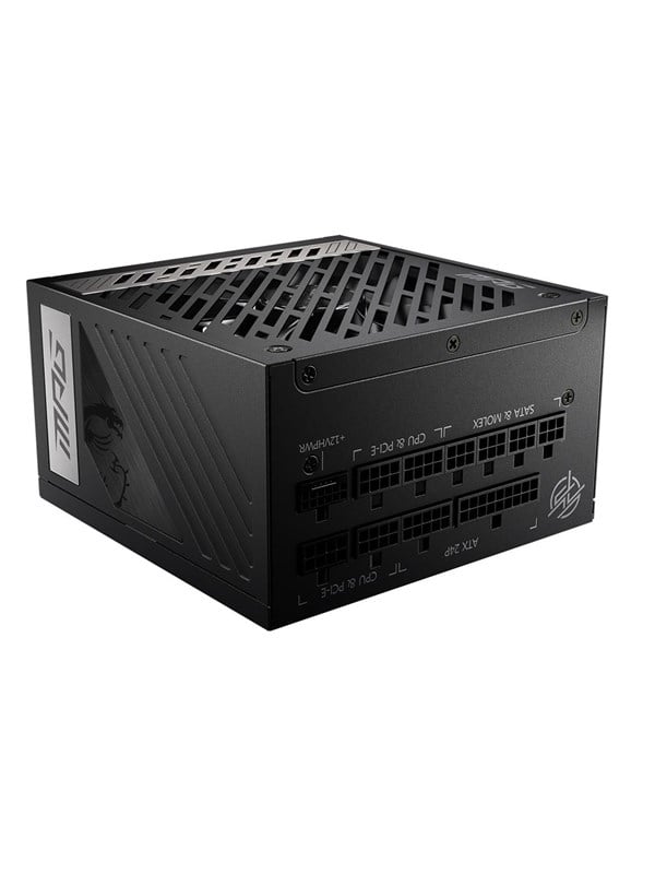 MSI MPG A1000G PCIE5 Virtalähde - 1000 Watt - 135 mm - ATX 3.1 - 80 Plus Kulta sertifioitu