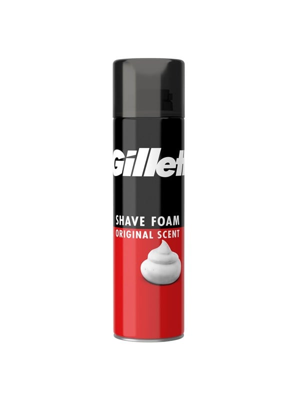 Gillette Oheistarvikkeet Klassinen tavallinen vaahto 200 ml