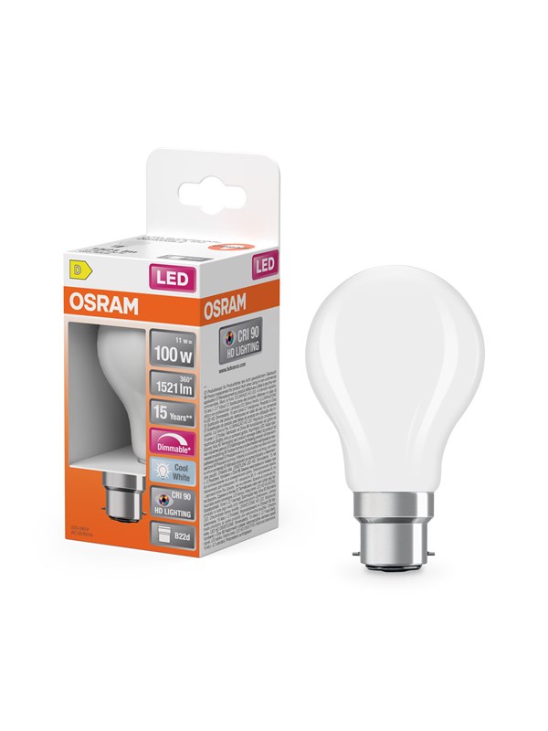 Osram LED-lamppu LED SUPERISTAR PLUS CLASSIC A FILAMENT 100 11 W/4000 K E27