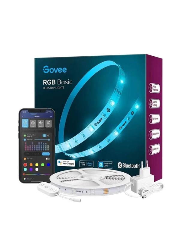 Govee RGB Smart Wi-Fi + Bluetooth LED-nauha Valot