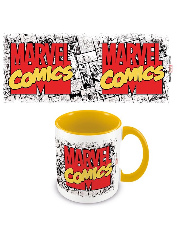 Pyramid - Marvel Comics (Logo) Yellow - Mukit