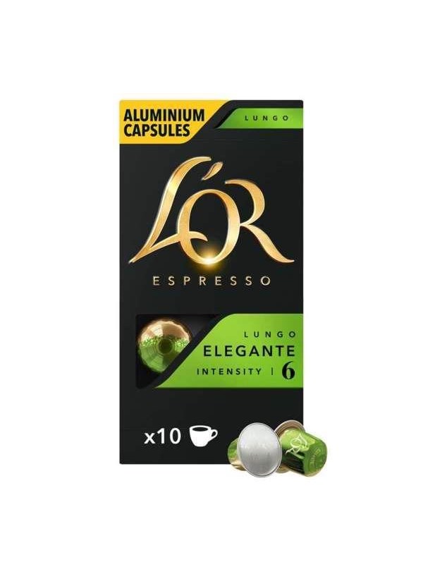 L"'OR Capsules Espresso Lungo Elegante - 10 pcs