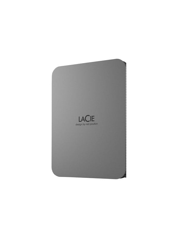 LaCie Mobile Drive Secure - Ulkoiset kovalevyt - 4TB - Harmaa