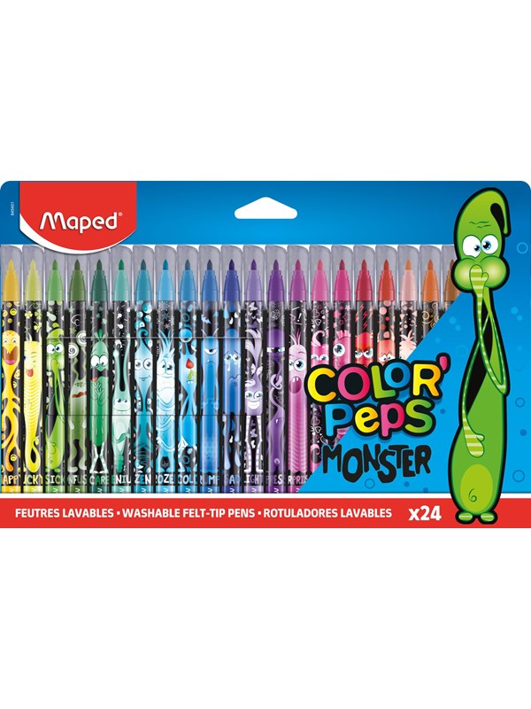 Maped Color"'Peps Monster Felt-pens x 24