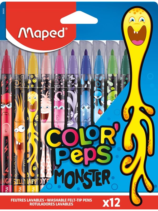 Maped Color"'Peps Monster -huopakynät x 12