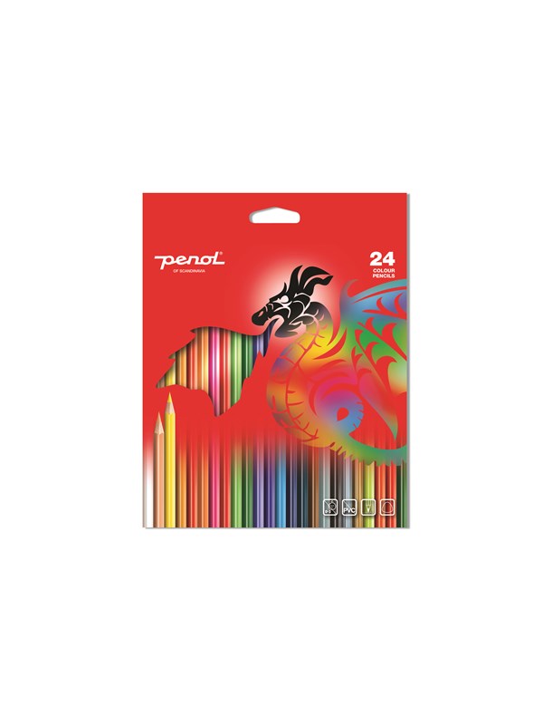 Penol Väri pencils x24