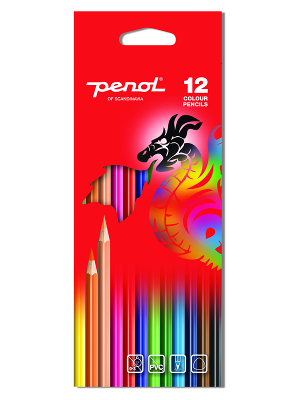 Penol Väri pencils x12