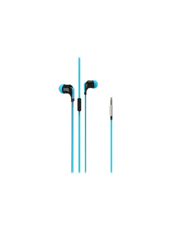 Vivanco Plugin mikrofoni nappikuuloke Sininen