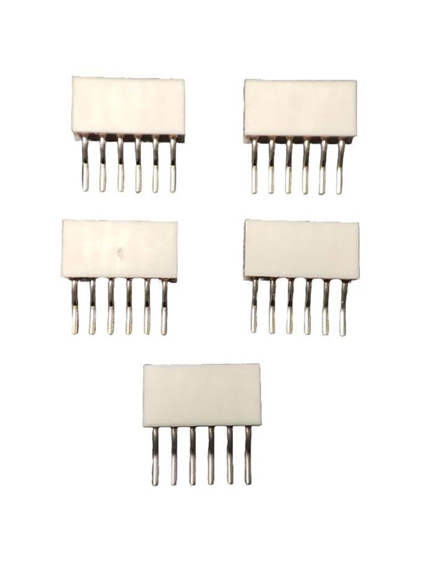 Light Solutions Cable for LightStrip V4 - Pinheader for soldering - Valkoinen - 5 pcs
