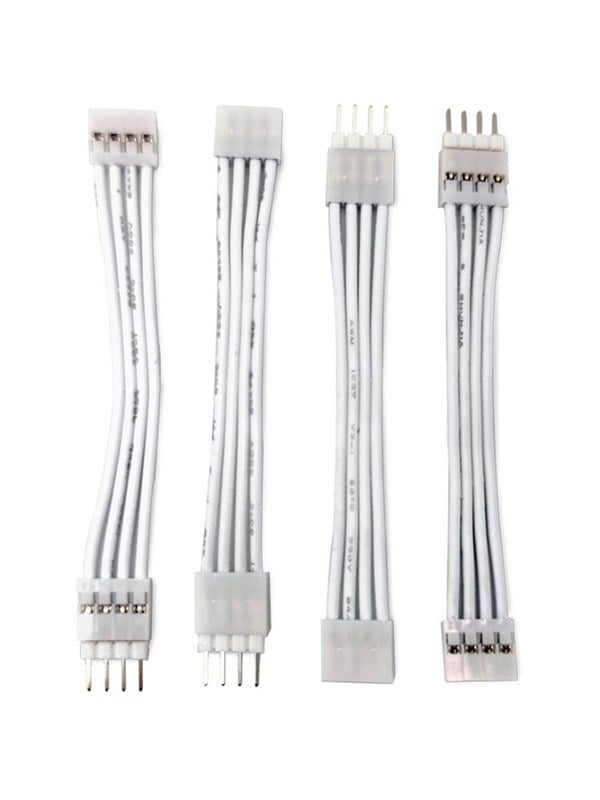 Light Solutions Cable for Philips Hue Gradient LightStrip - 5cm - Valkoinen - 4 pcs