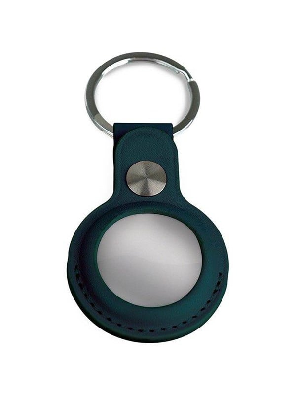 Light Solutions Airtag Key Ring - Leather - Green
