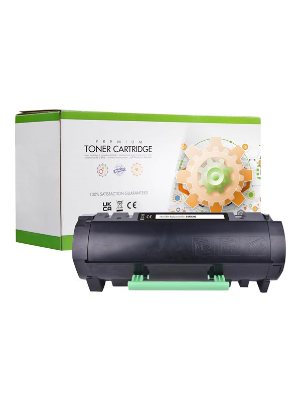 Static Control - Musta - toner cartridge (alternative for: Lexmark 56F2U00)
