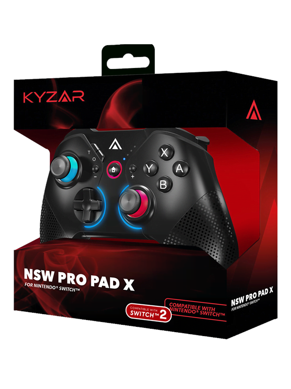Kyzar Switch Pro Musta - Wireless Controller - Nintendo Switch 2