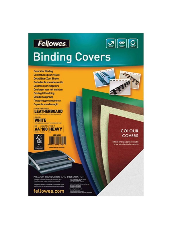 Fellowes Delta - 100 pcs. - 250 g/m² - binding cover