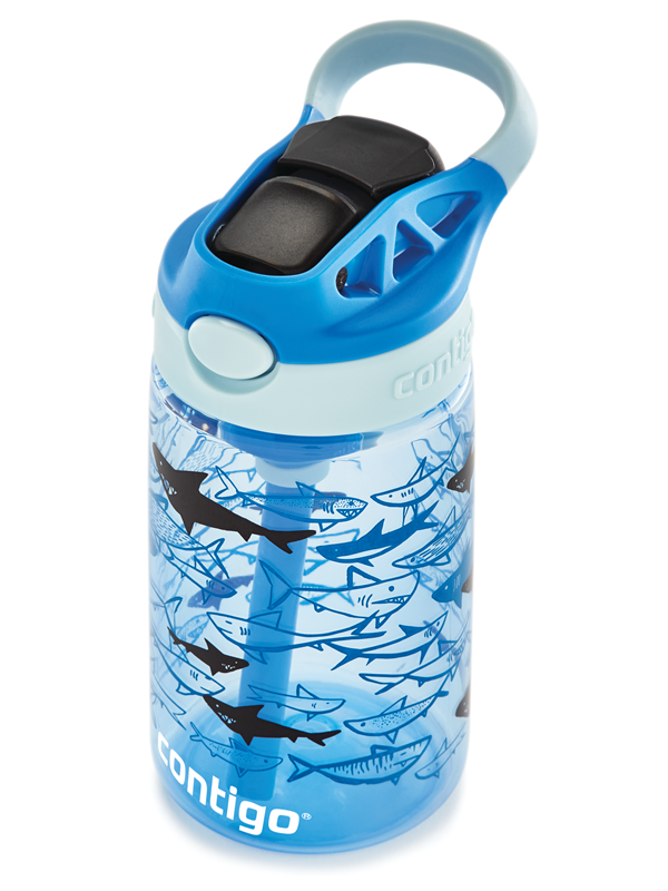 Contigo Easy clean Sininen sharks 420ml